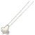 Autre Marque Collana in oro bianco 18K e diamanti