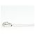 Autre Marque Collana in oro bianco 10K con diamante - vista 2
