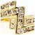 Autre Marque Anillo banda de oro amarillo 18K con diamante marrón - vista 2