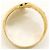 Autre Marque Anillo banda de oro amarillo 18K con diamante marrón - vista 3
