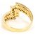 Autre Marque Anillo banda de oro amarillo 18K con diamante marrón - vista 4