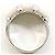 Autre Marque Anello fede elegante in oro bianco 18K con diamante e conchiglia - vista 3