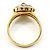 Autre Marque Eleganter Ring aus 18K Gold mit Diamant - Ansicht 3