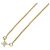 Autre Marque Collana in oro giallo 18K con diamante