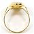 Autre Marque Anillo banda de oro amarillo 18K con camafeo de concha - vista 2