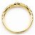 Autre Marque Bandring aus 18K Gelbgold mit Diamant - Ansicht 2