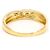 Autre Marque Anello fede in oro giallo 18K e diamanti - vista 3