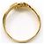 Autre Marque Anello fede in oro giallo 18K e diamanti - vista 2