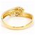 Autre Marque Anello fede in oro giallo 18K e diamanti - vista 3