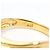 Autre Marque Anello fede in oro giallo 18K e diamanti - vista 4