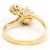 Autre Marque Anello fede in oro giallo 18K e diamanti - vista 3
