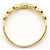 Autre Marque Bandring aus 18K Gelbgold mit Diamant - Ansicht 2