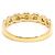 Autre Marque Bandring aus 18K Gelbgold mit Diamant - Ansicht 3