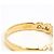 Autre Marque Bandring aus 18K Gelbgold mit Diamant - Ansicht 5