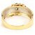 Autre Marque Anello fede in platino e oro giallo - vista 3