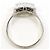 Autre Marque Platin-Ring mit Diamant - Ansicht 2