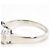 Autre Marque Platin-Ring mit Diamant - Ansicht 4