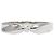 Autre Marque Platin-Ehering mit Diamant