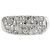 Autre Marque PT900 Platin-Bandring mit Diamant