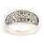 Autre Marque PT900 Platin-Bandring mit Diamant - Ansicht 4