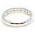 Autre Marque Platin-Bandring mit Diamant - Ansicht 3