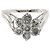 Autre Marque Platin-Ehering mit Diamant