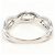 Autre Marque PT900 Platin-Ehering mit Diamant - Ansicht 3