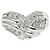 Autre Marque Platin-Ehering mit Diamant
