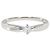 Autre Marque Platin-Ehering mit Diamant