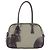 Prada Triangle Logo Leder Canvas Tote Bag