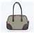Prada Triangle Logo Leder Canvas Tote Bag - Ansicht 3