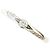 Autre Marque Ehering aus 14K Weißgold mit Diamant