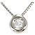 Autre Marque Platin-Halskette PT950/850 mit Diamant