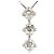 Autre Marque Collana elegante in platino con diamante