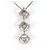 Autre Marque Collana elegante in platino con diamante - vista 3
