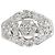 Autre Marque PT900 Platin-Ehering mit Diamant