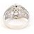 Autre Marque PT900 Platin-Ehering mit Diamant - Ansicht 4