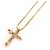 Autre Marque Collana in oro rosa 18K con diamante - vista 3