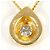 Autre Marque Collana in oro giallo 18K con diamante - vista 3