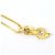 Autre Marque Collana in oro giallo 18K con diamante - vista 4