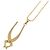Autre Marque Collana in oro giallo 18K con diamante