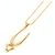 Autre Marque Collana in oro giallo 18K con diamante - vista 3