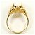 Autre Marque Ringband aus 18K Gelbgold mit Opal - Ansicht 3