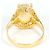 Autre Marque Ringband aus 18K Gelbgold mit Opal - Ansicht 4