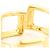 Autre Marque Ring Band aus 18K Gelbgold - Ansicht 5
