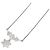 Autre Marque Collana in platino PT850 con diamante da 1.01ct