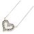 Autre Marque Platin-Diamant-Halskette - Ansicht 3