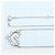 Autre Marque Platin-Diamant-Halskette - Ansicht 5