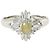 Autre Marque PT900 Platin-Bandring mit Katzenauge und Diamant