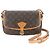 Borsa a tracolla Louis Vuitton Monogram Sologne in pelle